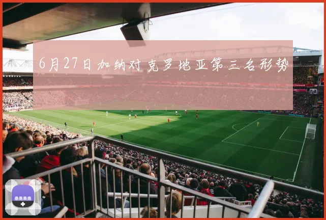 6月27日加纳对克罗地亚第三名形势